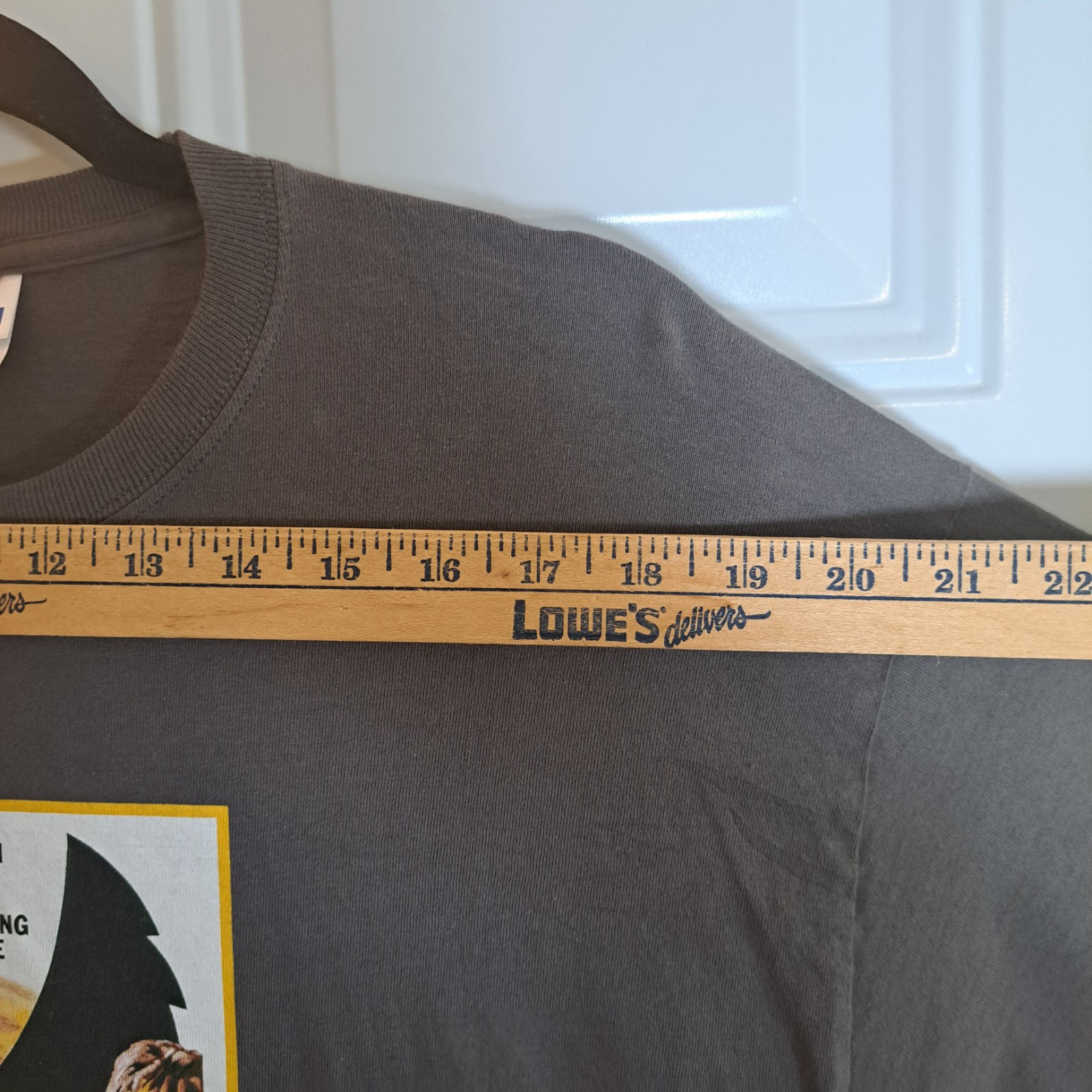 Atom Age Vampire Tshirt Size Large Gray Classic Horror Movie Monster Dracula