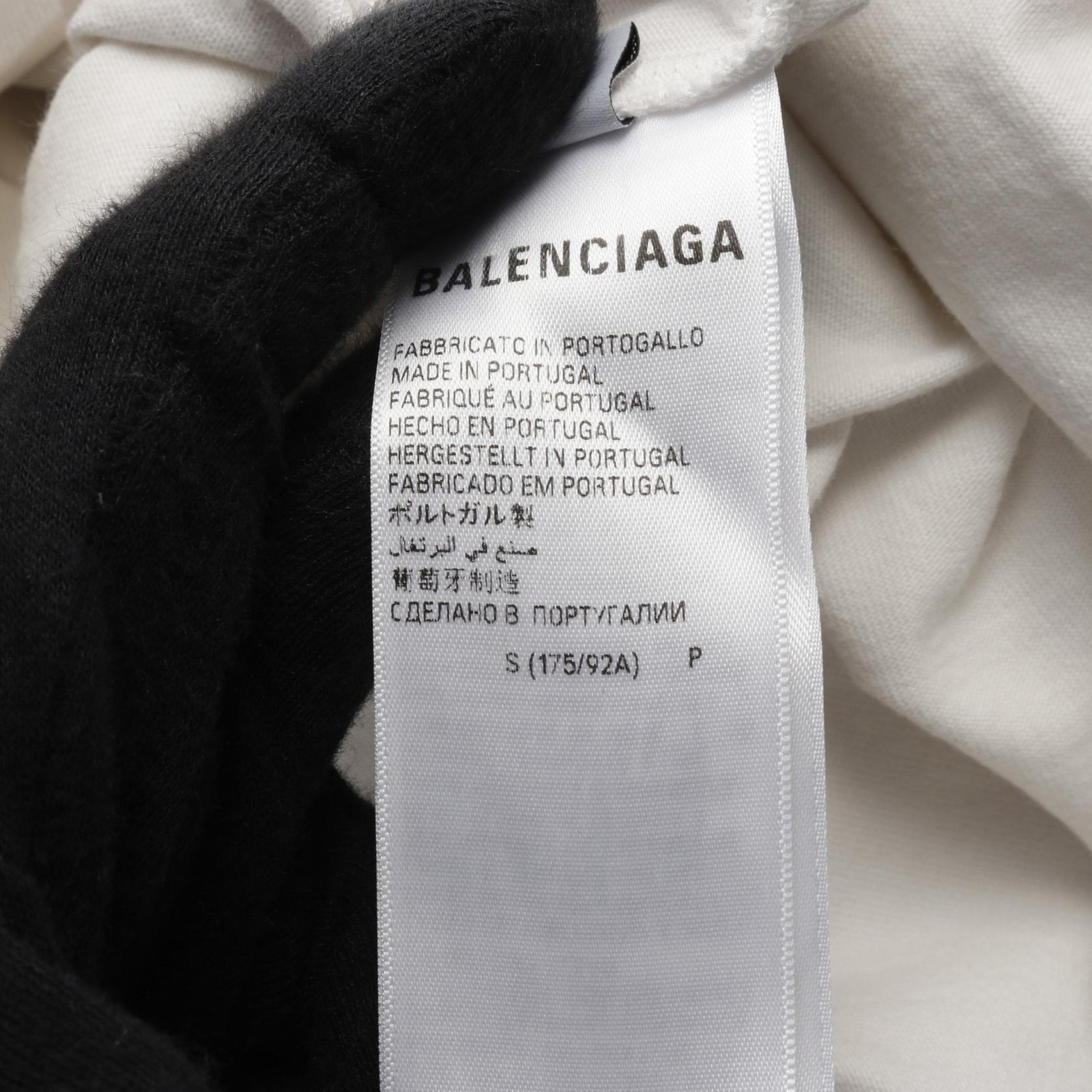Balenciaga College Logo Cotton Top – DUTY FREE
