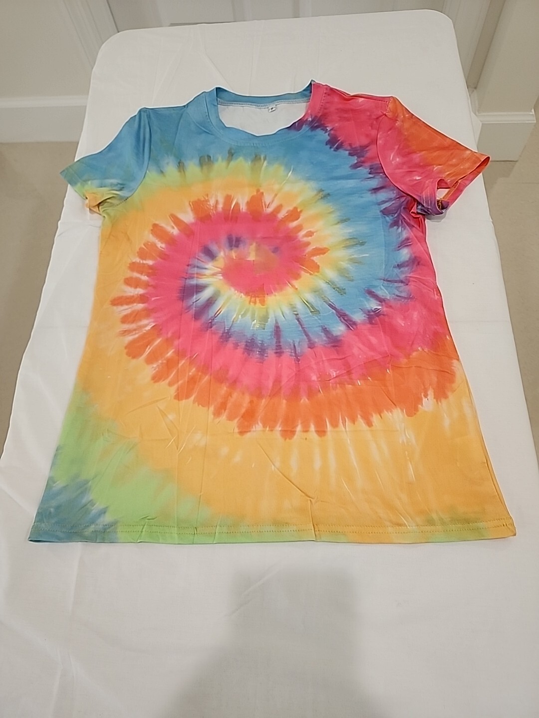 Tie Dye Adult Pigment Dyed Stylish T-Shirt Small