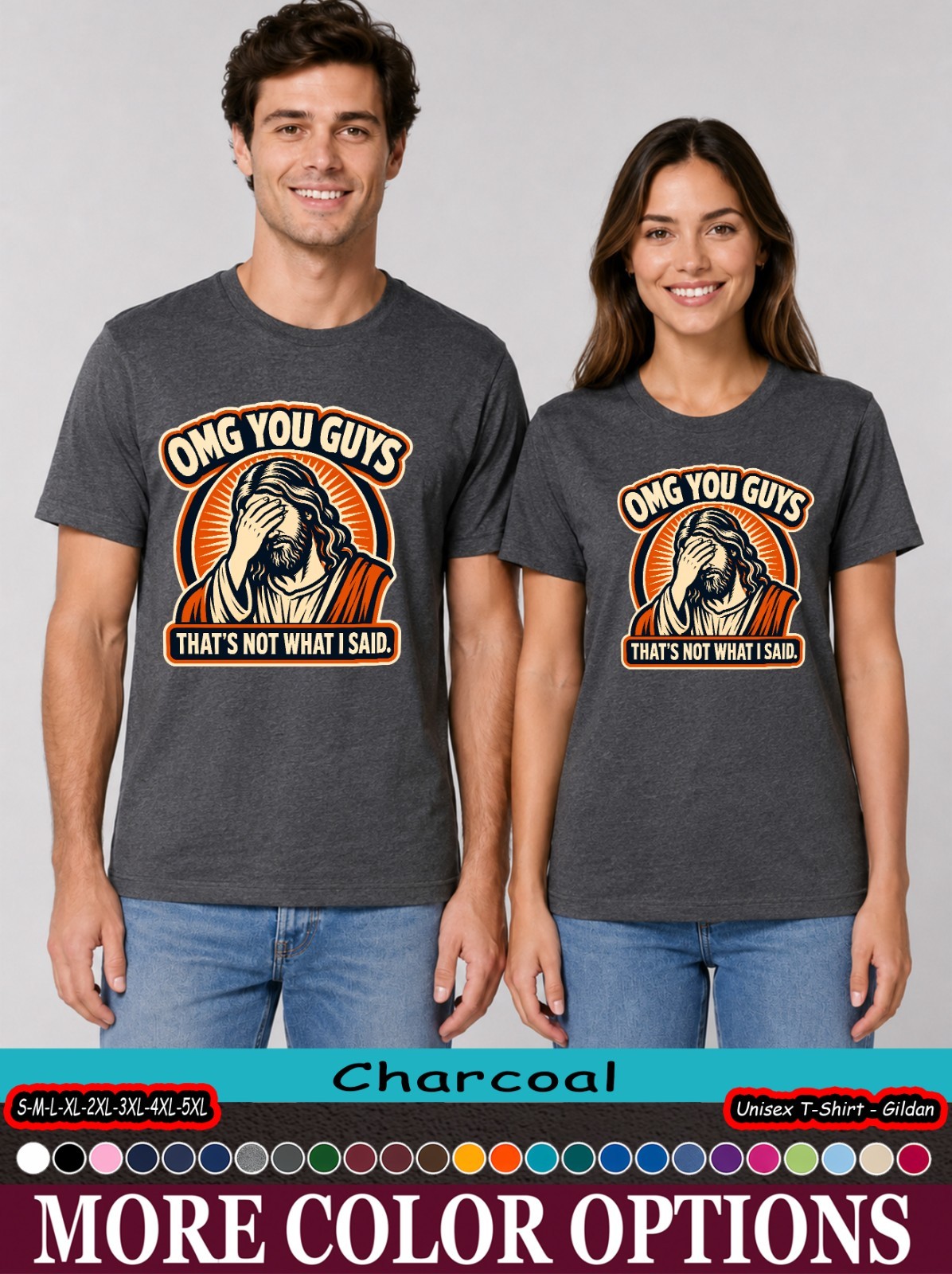 Jesus Facepalm Shirt, OMG You Guys Funny Christian Meme Tee