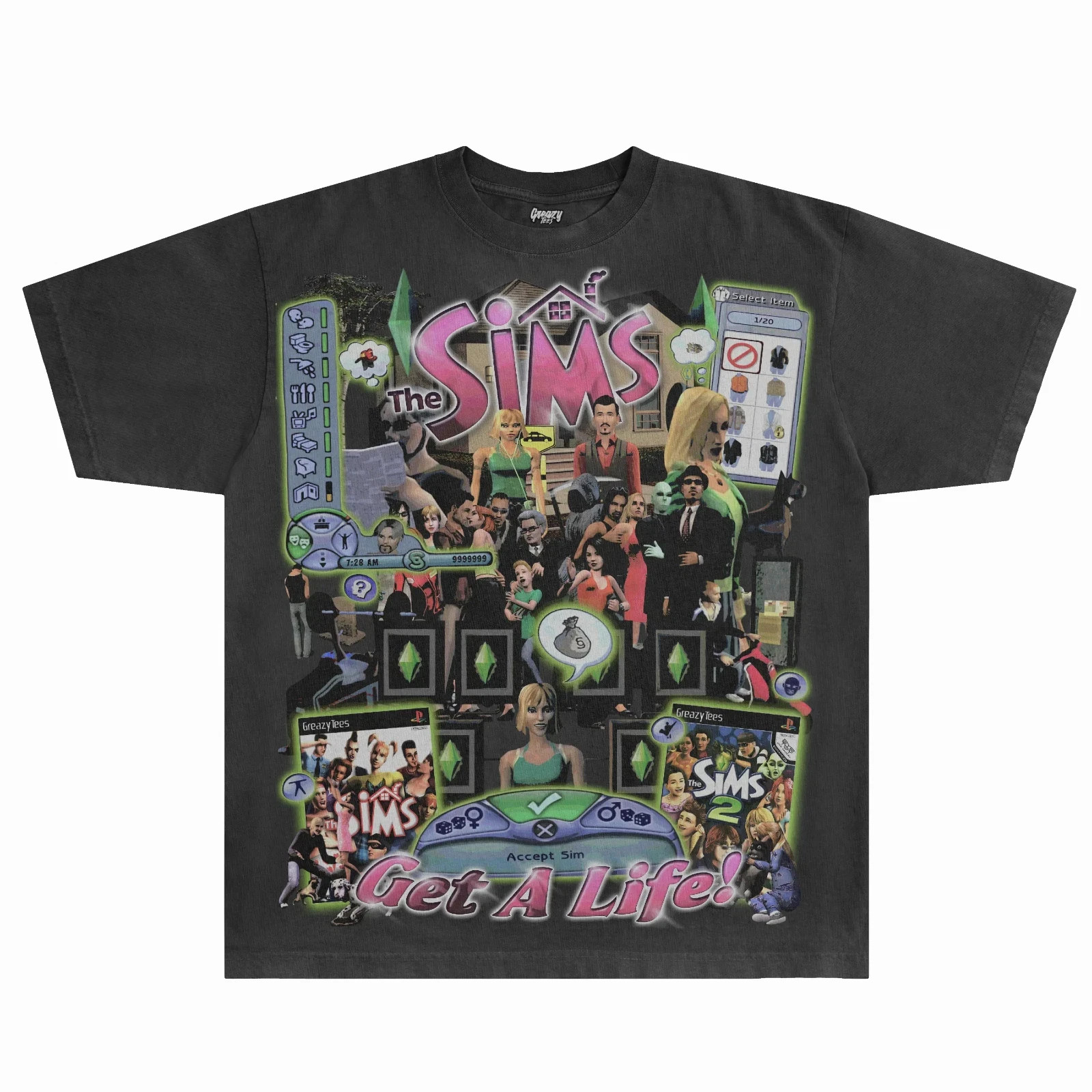 The Sims Classic Tee (2-Sided) Unisex Full Size