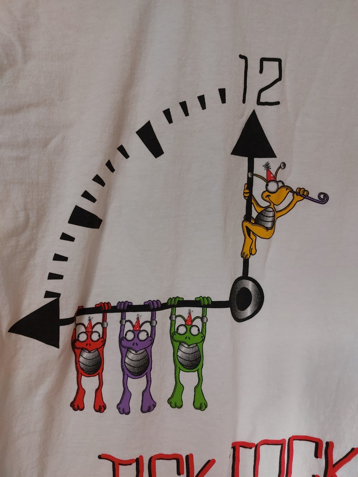 Vintage Milo the Millenium Bug Tick Tock T Shirt One Size