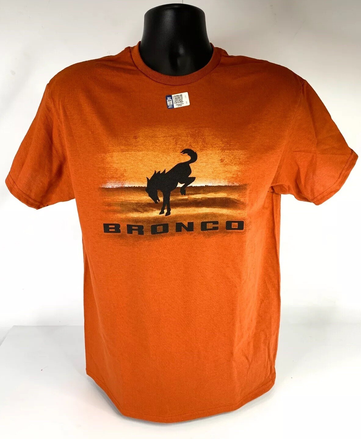 2021 2022 Ford Bronco T-Shirt – Burnt Orange Desert w/ Black Emblem & Script