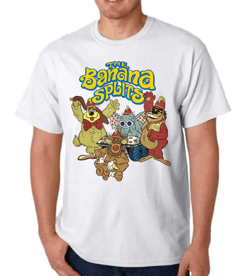 THE BANANA SPLITS T-SHIRT CARTOON HANNA BARBERA EXCLUSIVE DESIGN