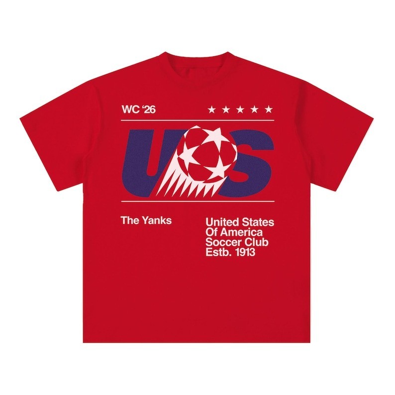 90s United States Soccer Shirt, Retro USA Team Graphic Tee