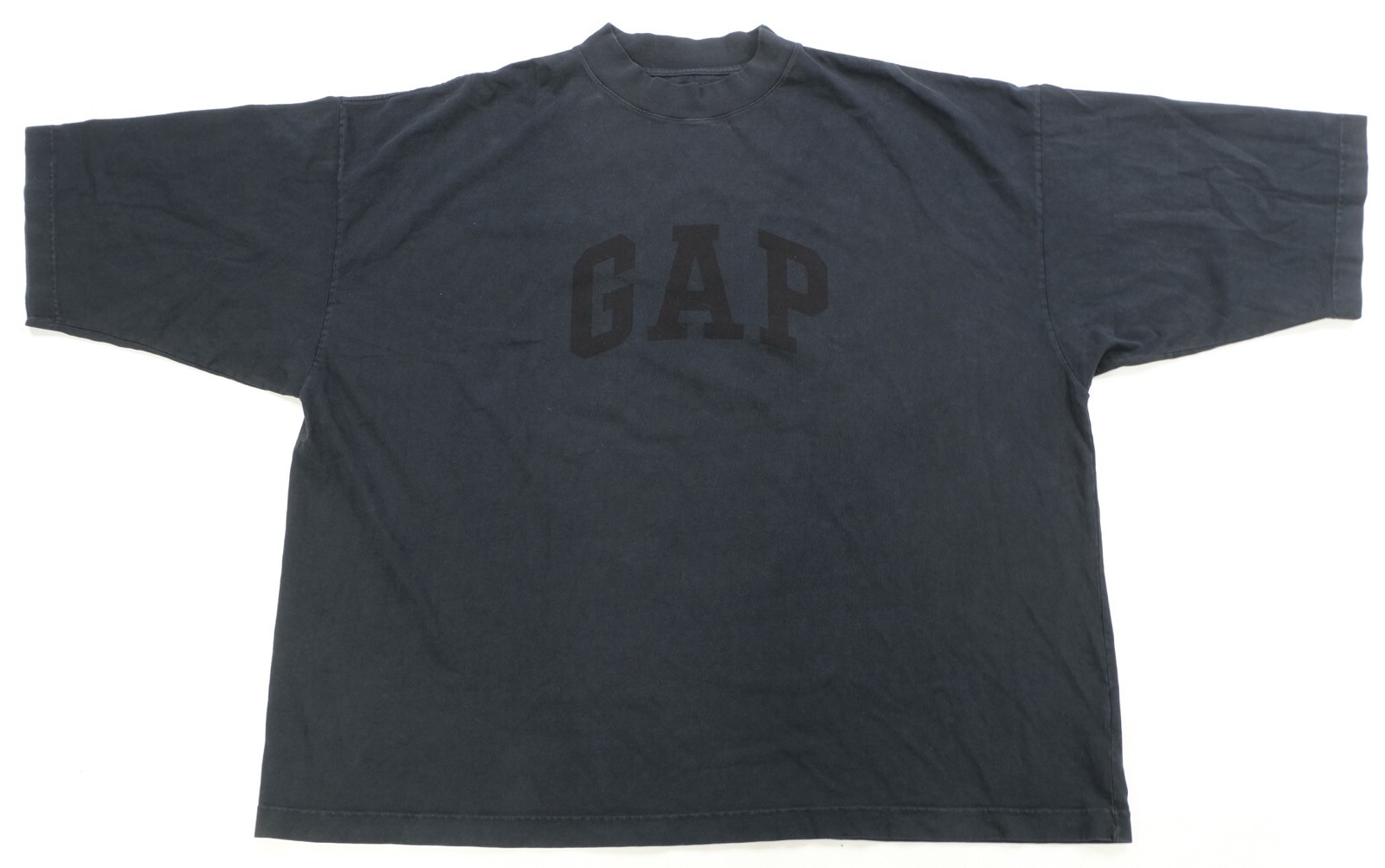Rare YZY x GAP Yeezy Engineered by Balenciaga Dove 3/4 Sleeve T Shirt Black SZ L