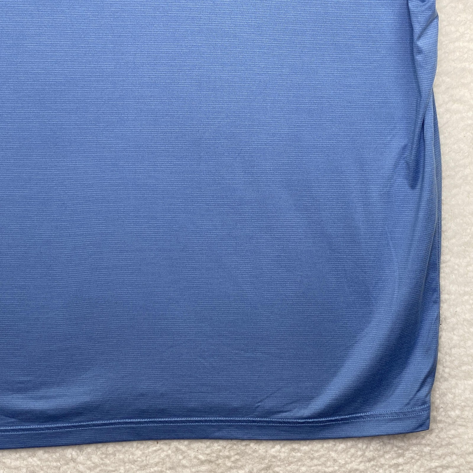 Speedo Shirt Mens 2XL Blue Tagless UV Protection Crew Neck Polyester Spandex