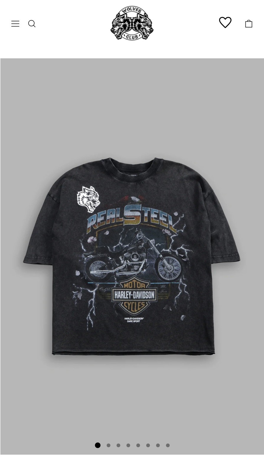 Darc Sport Harley Davidson Bushido LAST RIDE RAW HEM BOX CUT TEE Size Small