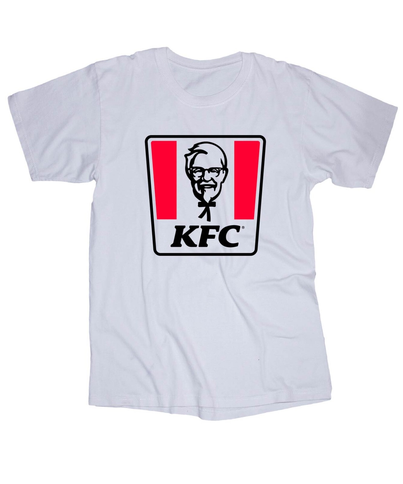 KFC logo white shirt Kentucy Fried Chicken