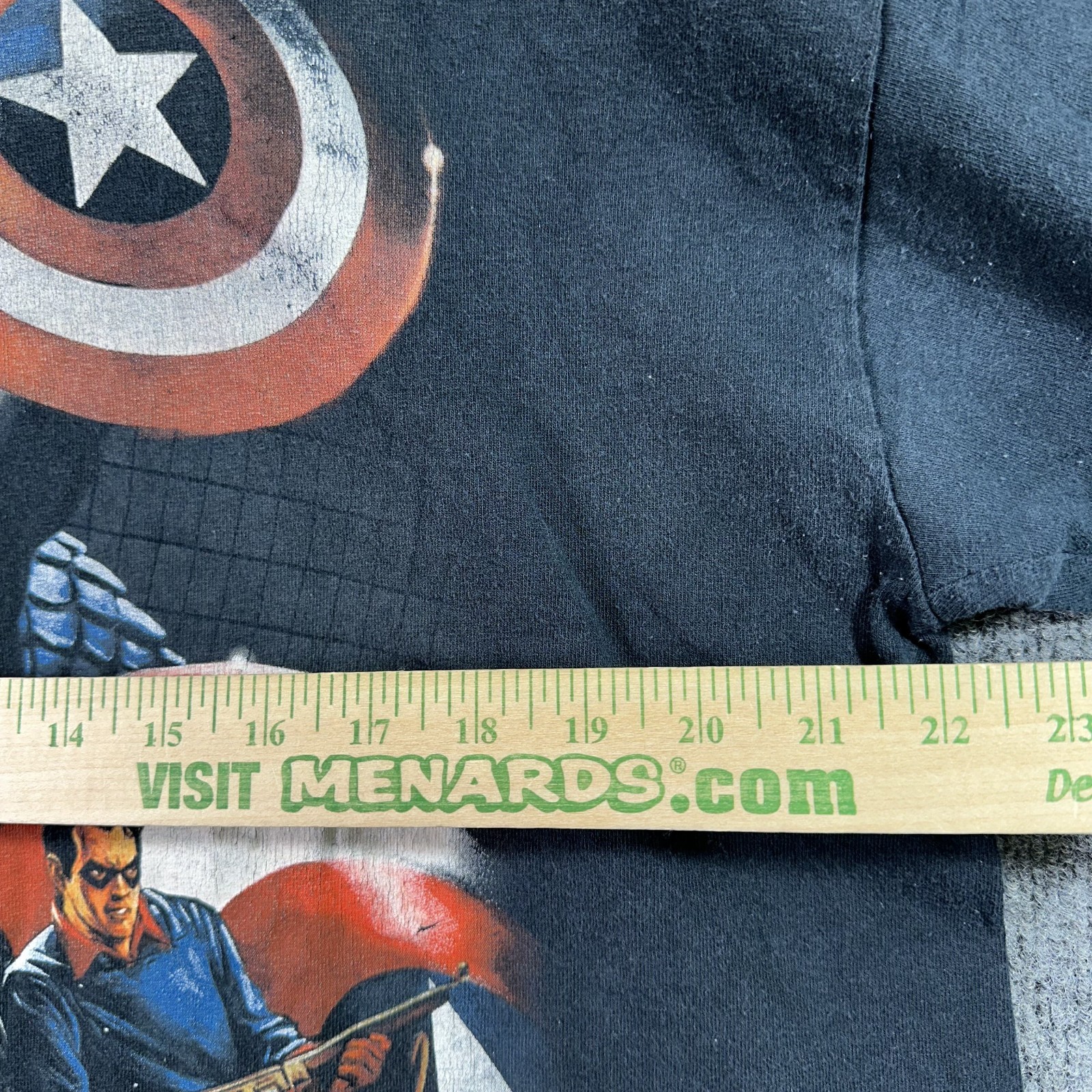 Marvel Mad Engine Captain America Vol 5 #600 T-Shirt Large Black Graphic 2009