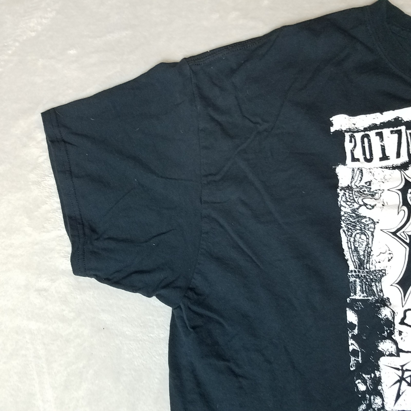 Morbid Angel MEDIUM black t-shirt from 2017 USA Tour Gilden Size 2XL