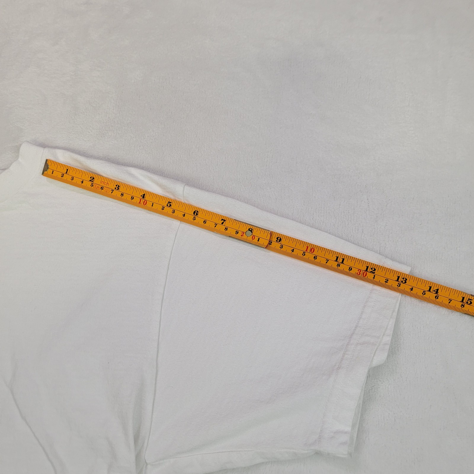 Stafford Men’s Medium White Shirt Short Sleeve Crewneck Heavyweight Classic Fit