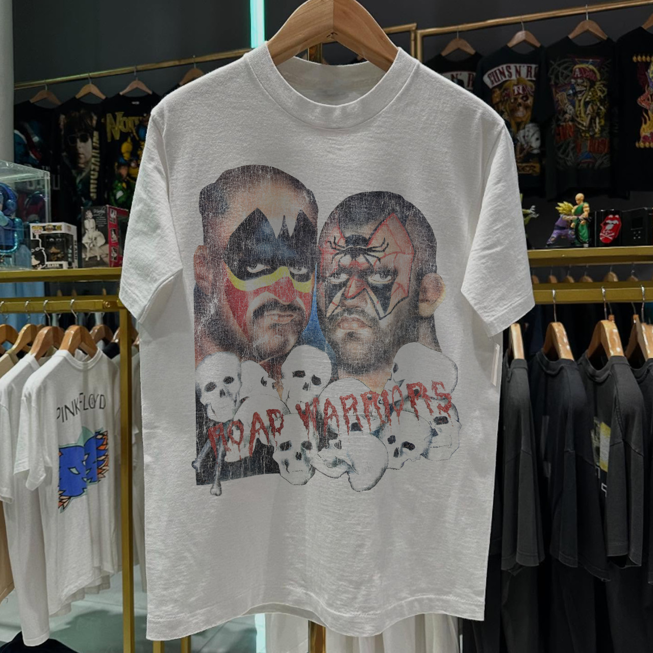 1980’s Road Warriors Wrestling Rare T-Shirt White XL
