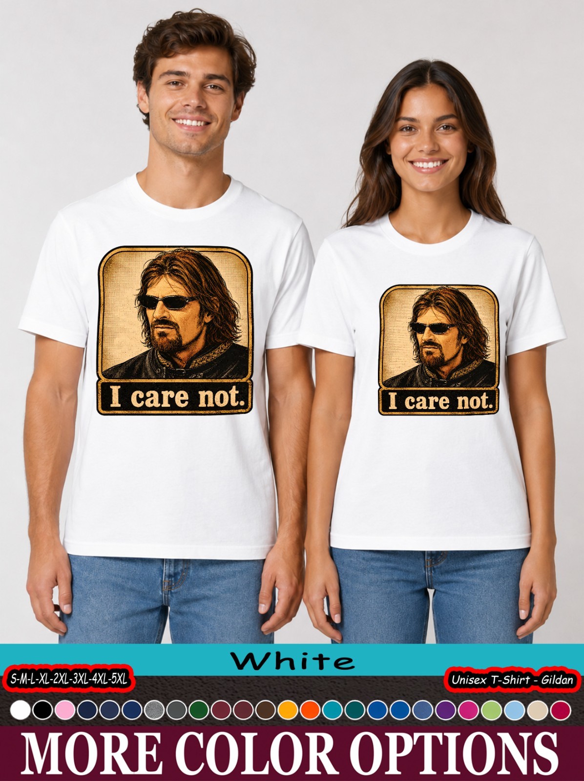 I Care Not Shirt, Medieval Fantasy Meme Graphic Tee
