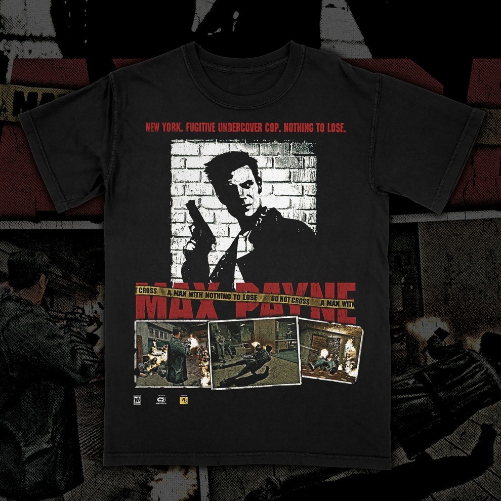 Vintage 2001 Max Payne Graphic Tee S-5XL