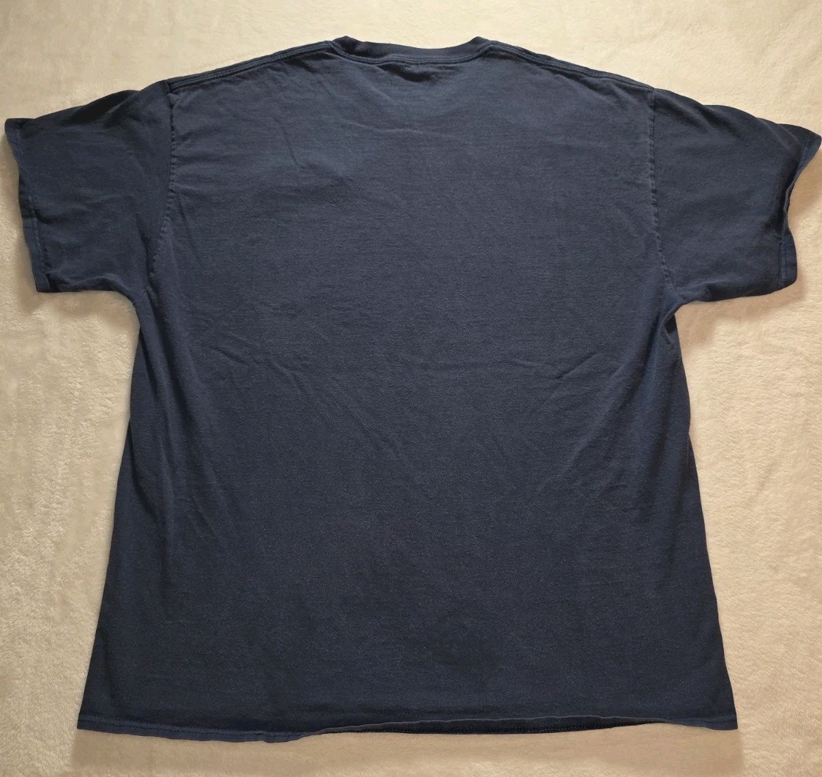 Vintage Pepperidge Farm Embroidered Pocket T-shirt Faded Navy Blue XL