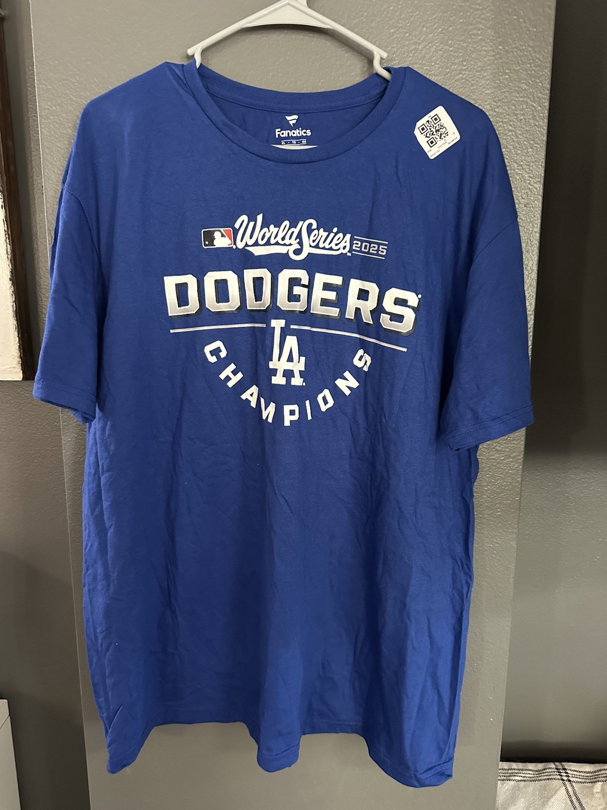 Men’s Fanatics LA Dodgers World Series 2025 Players T-Shirt Size XL