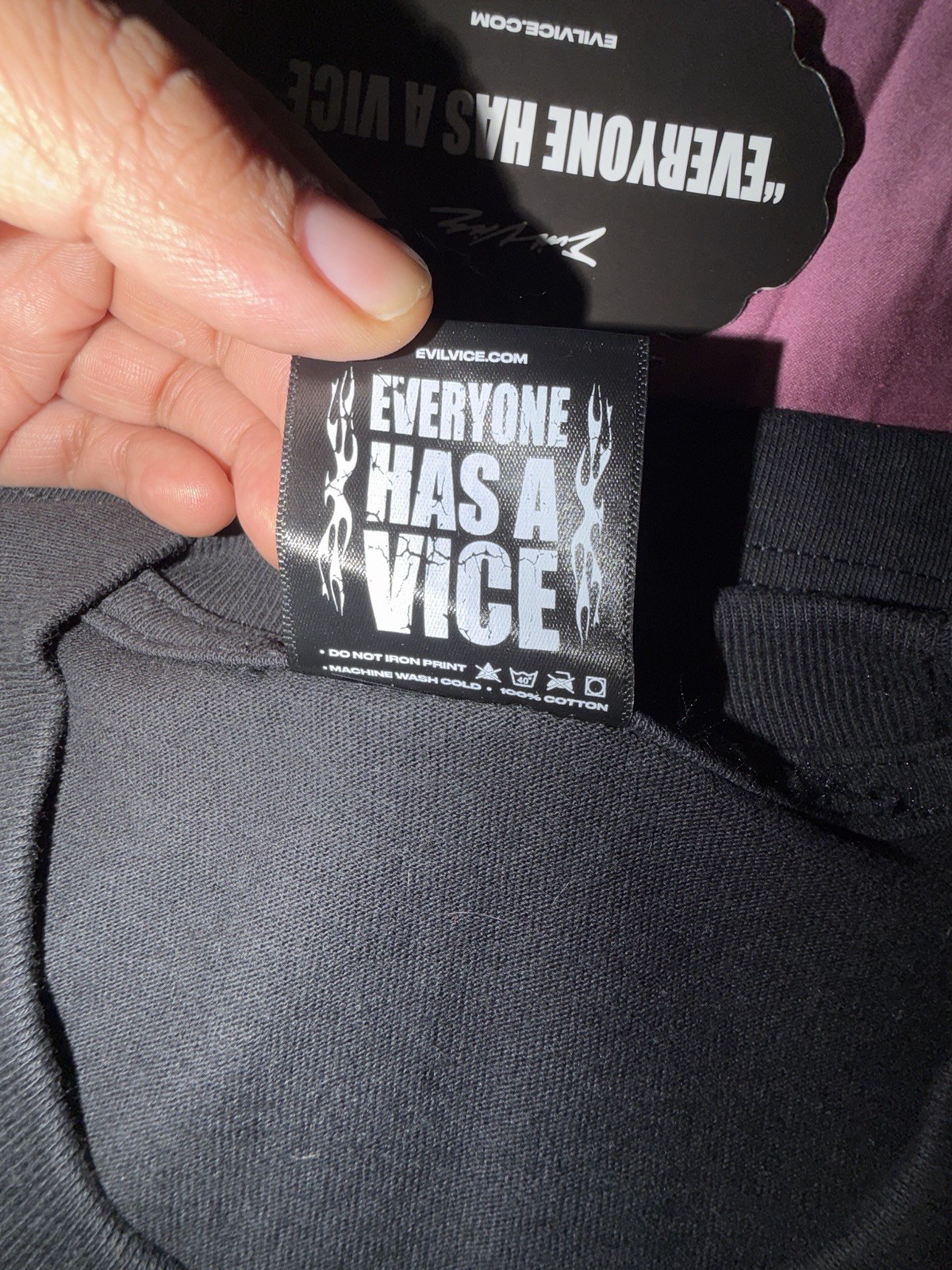 EVIL VICE JASON VORHEES BLACK TEE IN SIZE XL (BRAND NEW w/ TAGS)