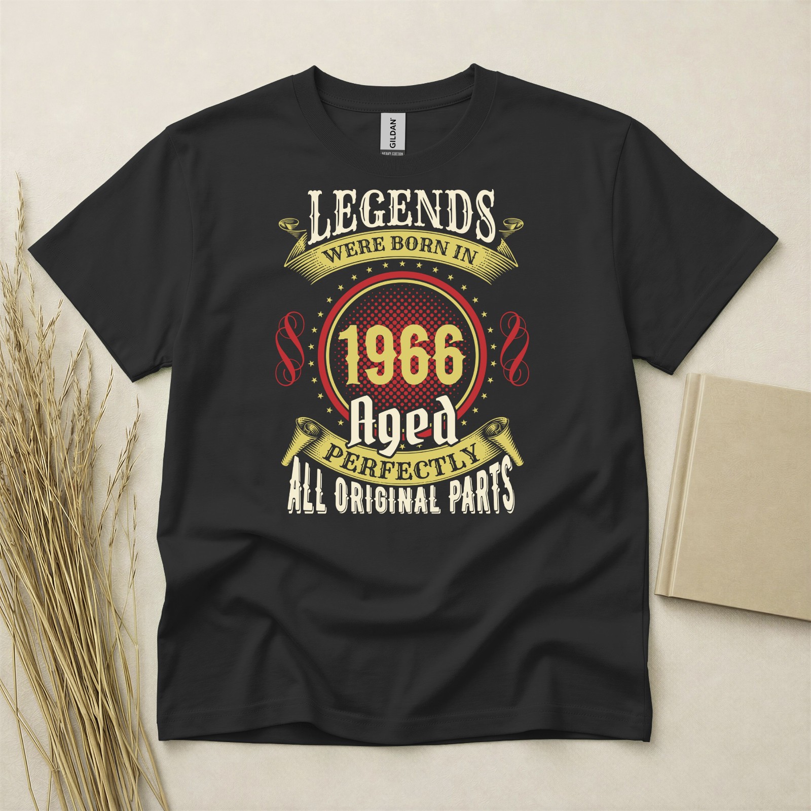60th Birthday T Shirt Born In 1966 Gift 60 Year Old T-Shirt Legends Were Born
