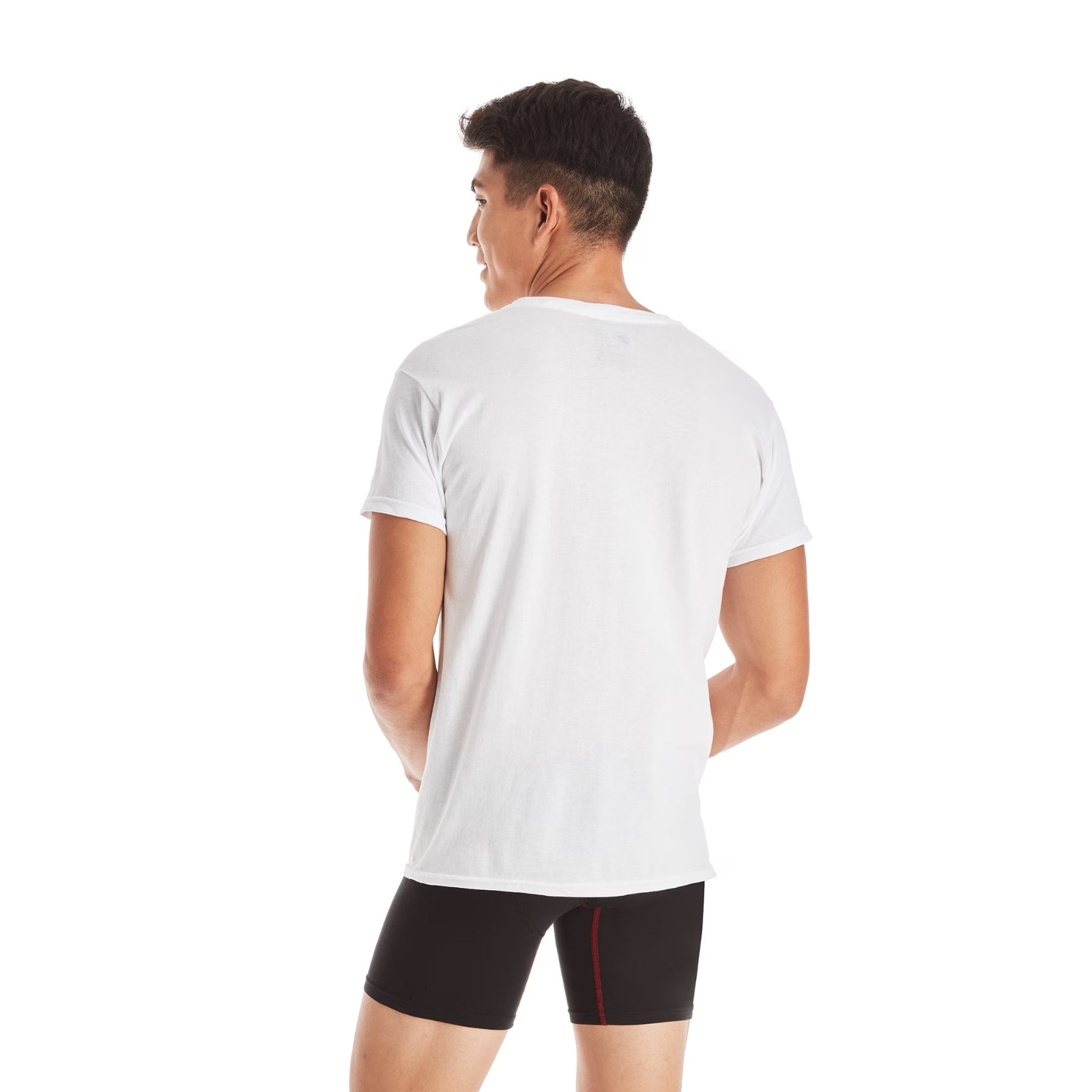 10 Pack Hanes Men’s Super Value Pack White Crew T-Shirt Undershirts, Comfort