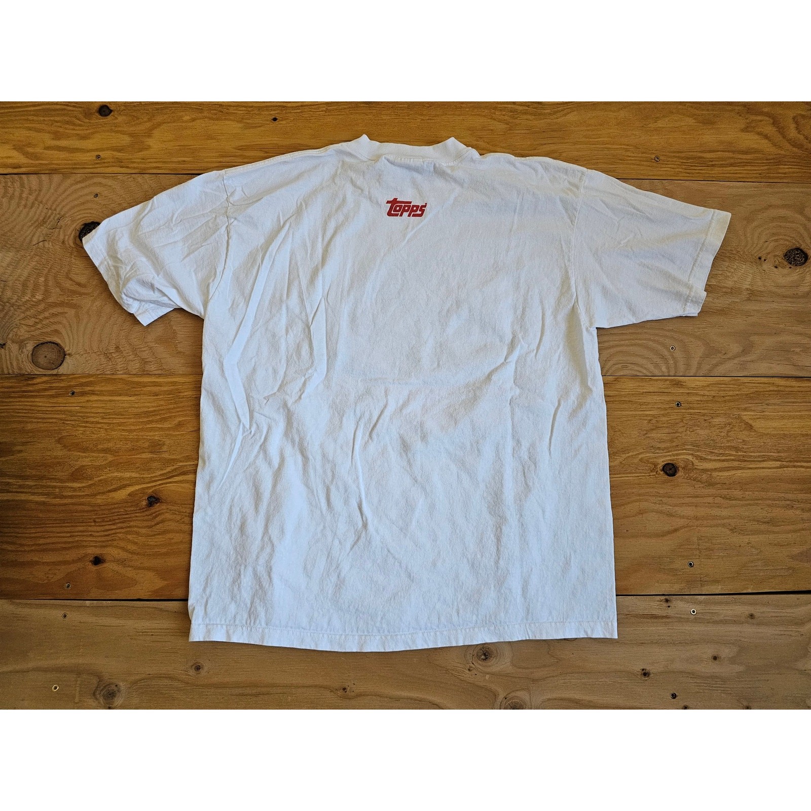 Bazooka Joe T-Shirt, Topps Baseball Cards Graphic, XL Y2K