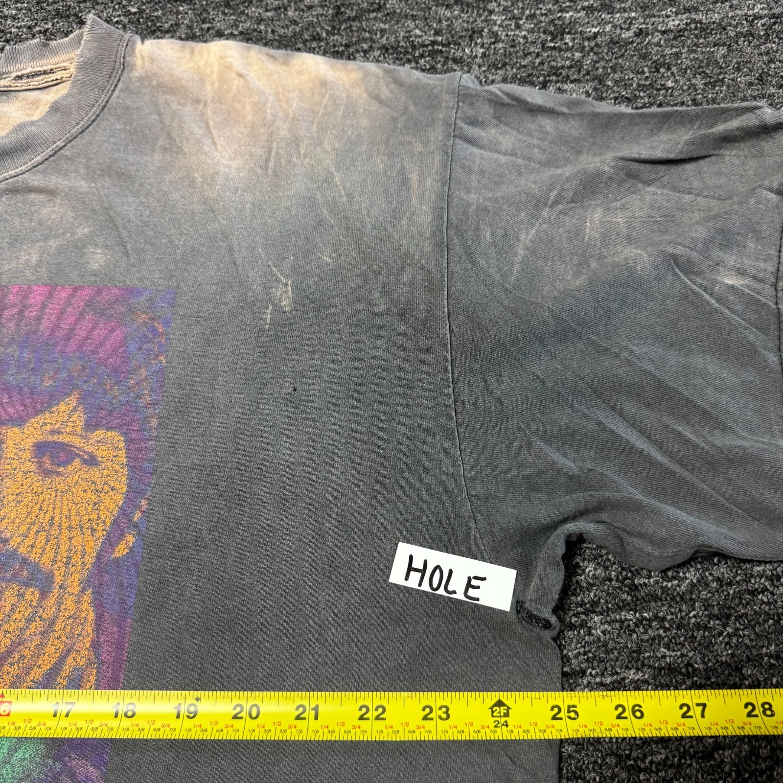Vintage 90s Beatles Psychedelic Sun Faded Thrashed Band GRAIL Tour T-Shirt Sz XL