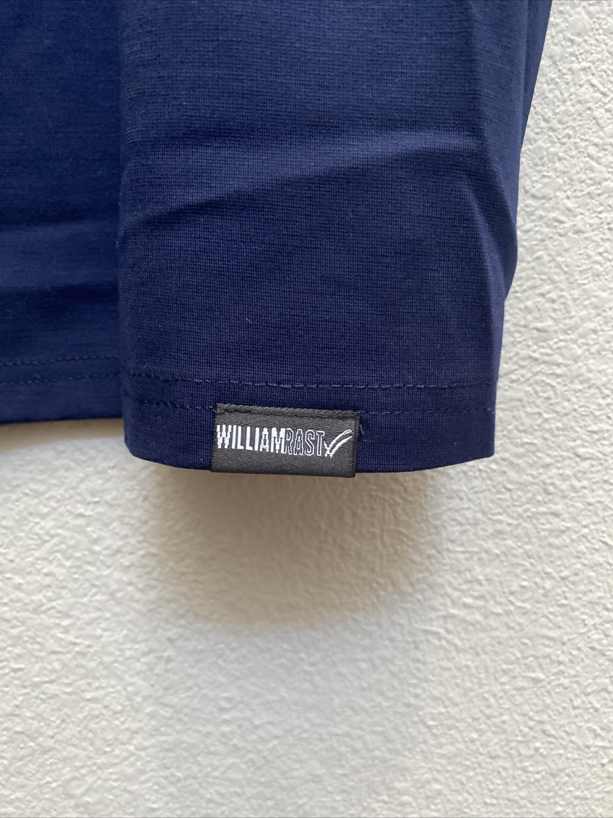 NEW William Rast Men’s Large Navy Blue Lyocell Short Sleeve Crew Neck T-Shirt