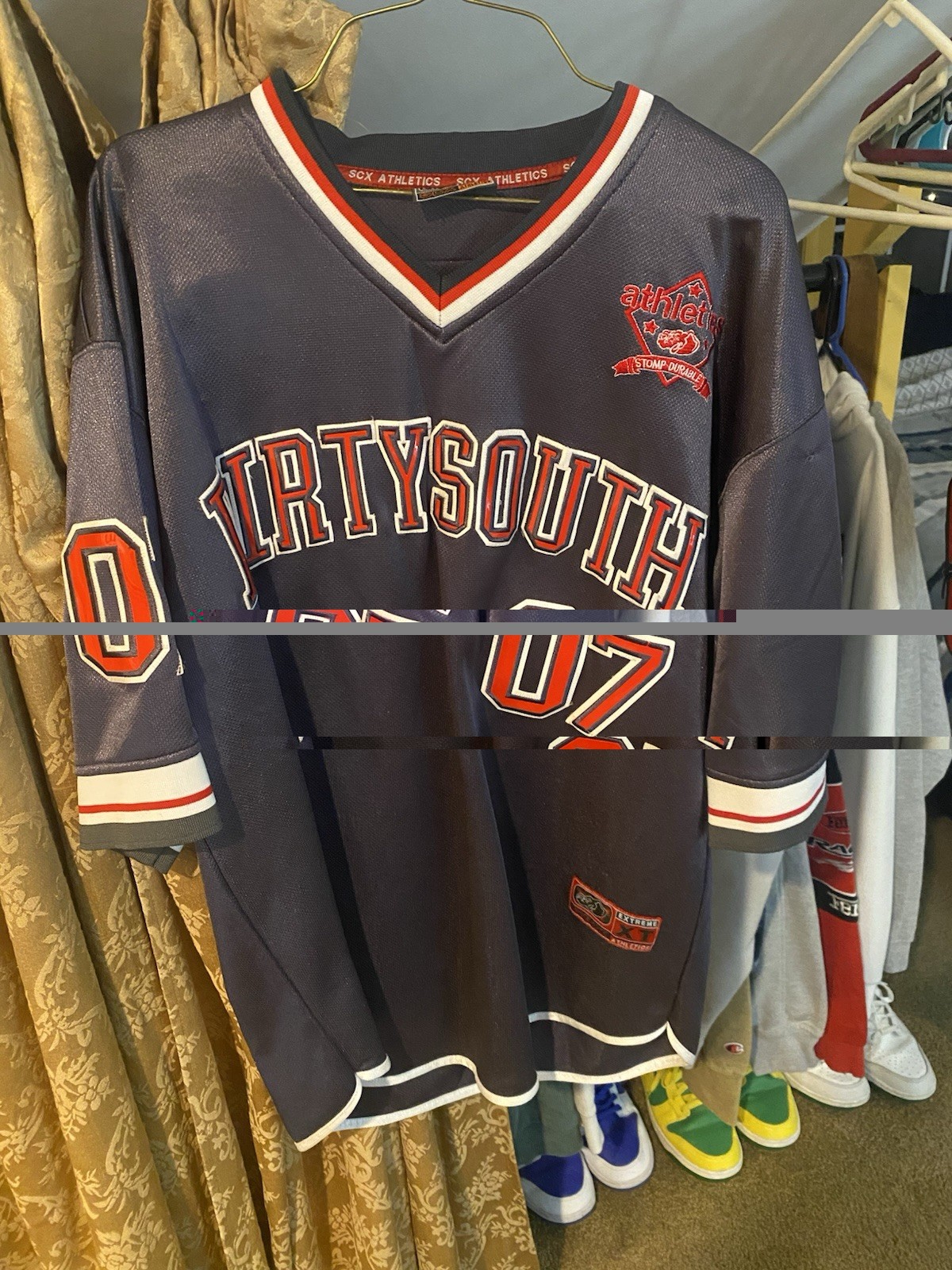 OG Dirty South Jersey 07 Size XL Rare Vintage