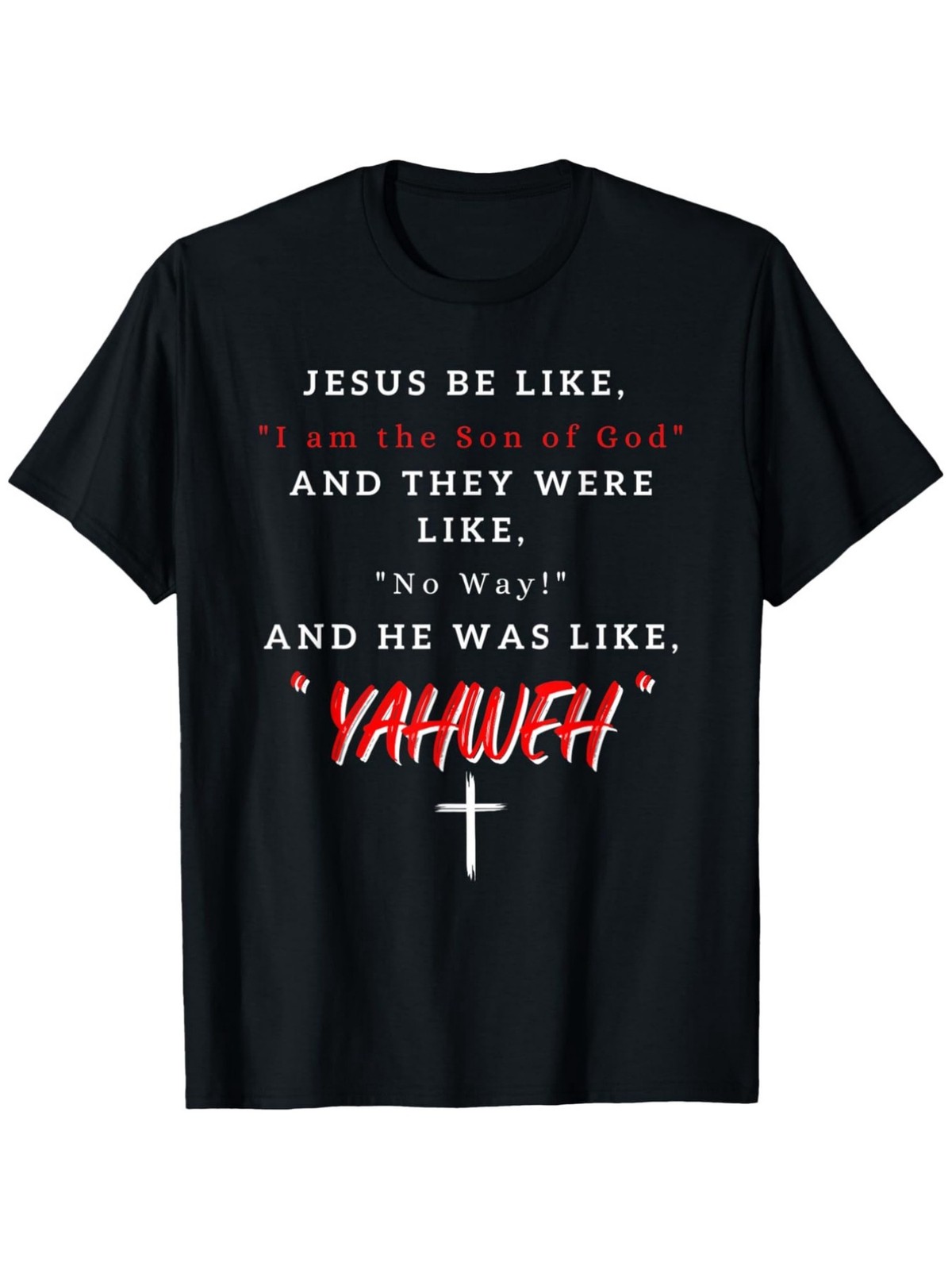 Yahweh Jesus Bible Verse T Shirt John 8 58 Hebrew Graphic Faith Casual Tee