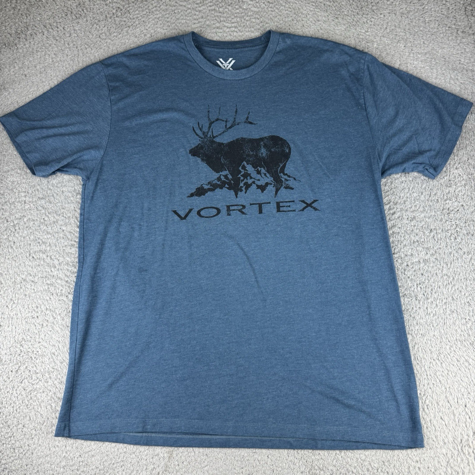 Vortex Optics Elk Mountain Short Sleeve T-Shirts Men’s Extra Large Blue