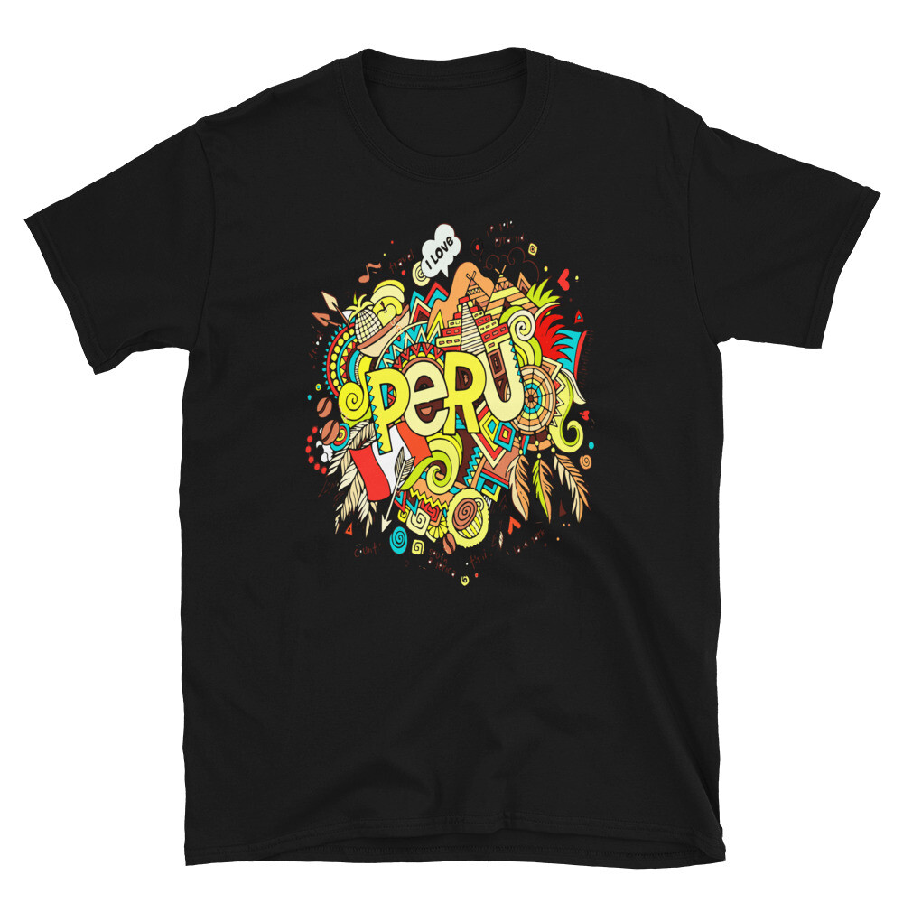 PERU HERMOSO MOSAICO PROUD TO BE PERUVIAN Short-Sleeve Unisex T-Shirt