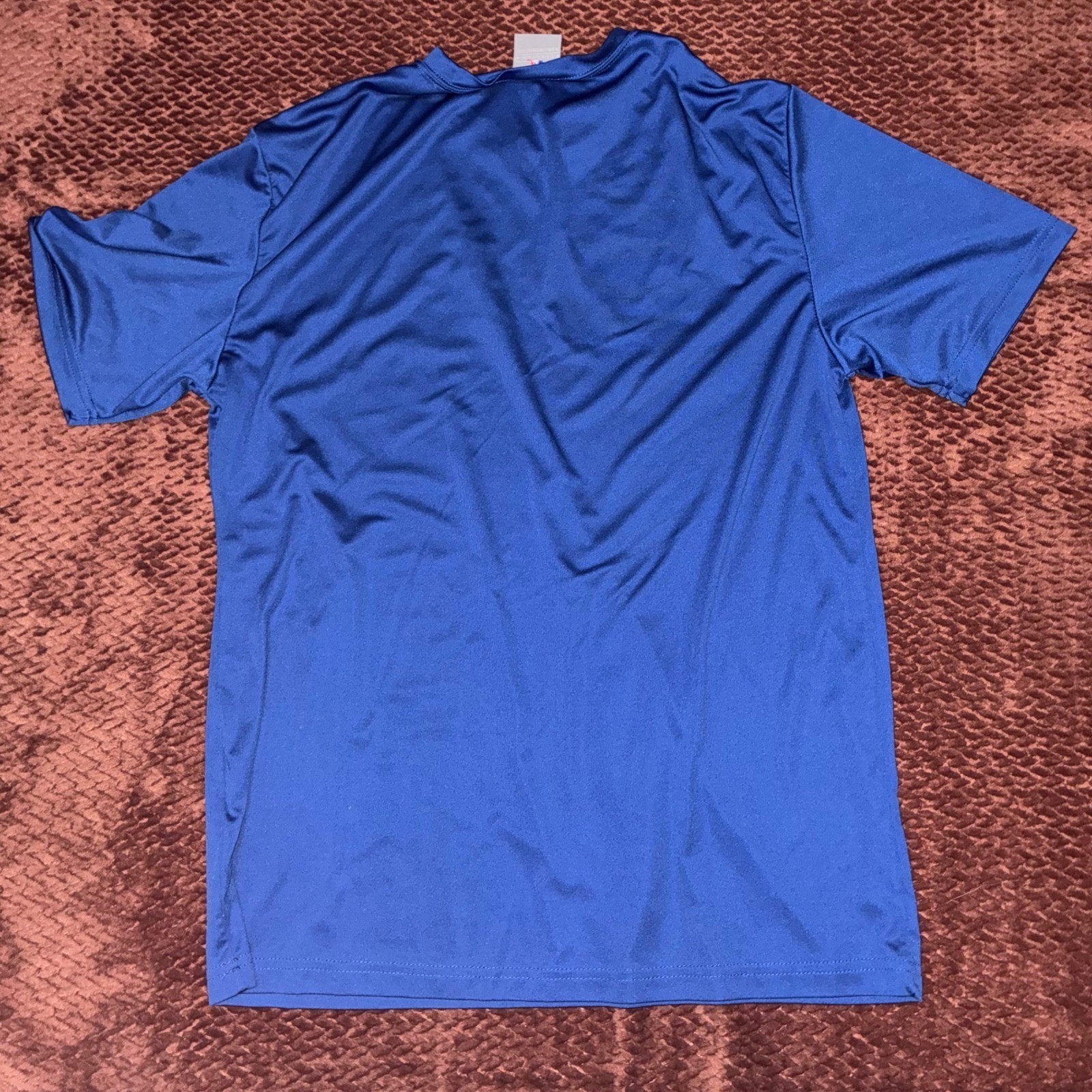 MLB Genuine Merchandise Milwaukee Brewers T-Shirt Mens Large Blue Performance L