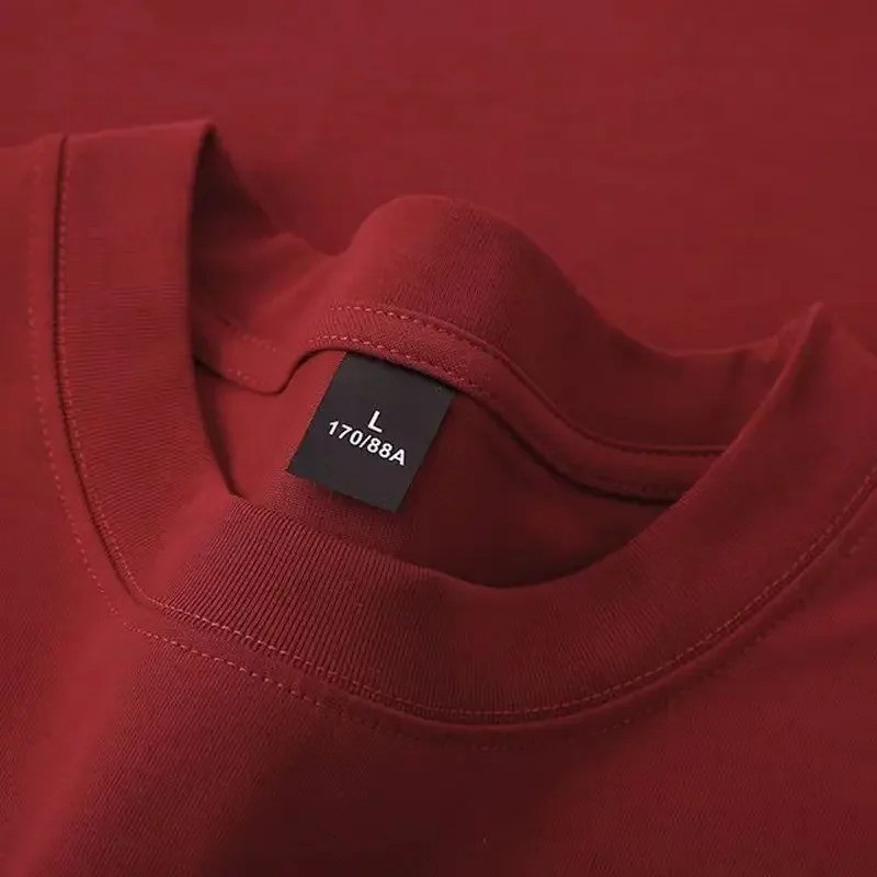 600g Heavyweight Oversized Solid Color 100% Cotton T-Shirt For Men Women