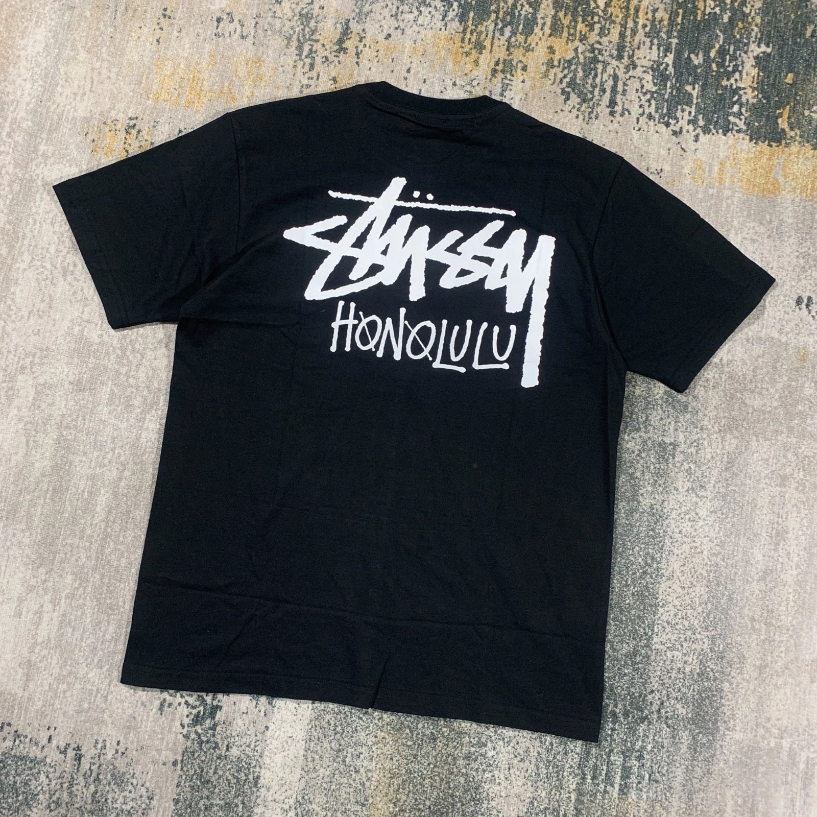 Stussy Stock Honolulu tee – Black S-5XL FREESHIPS