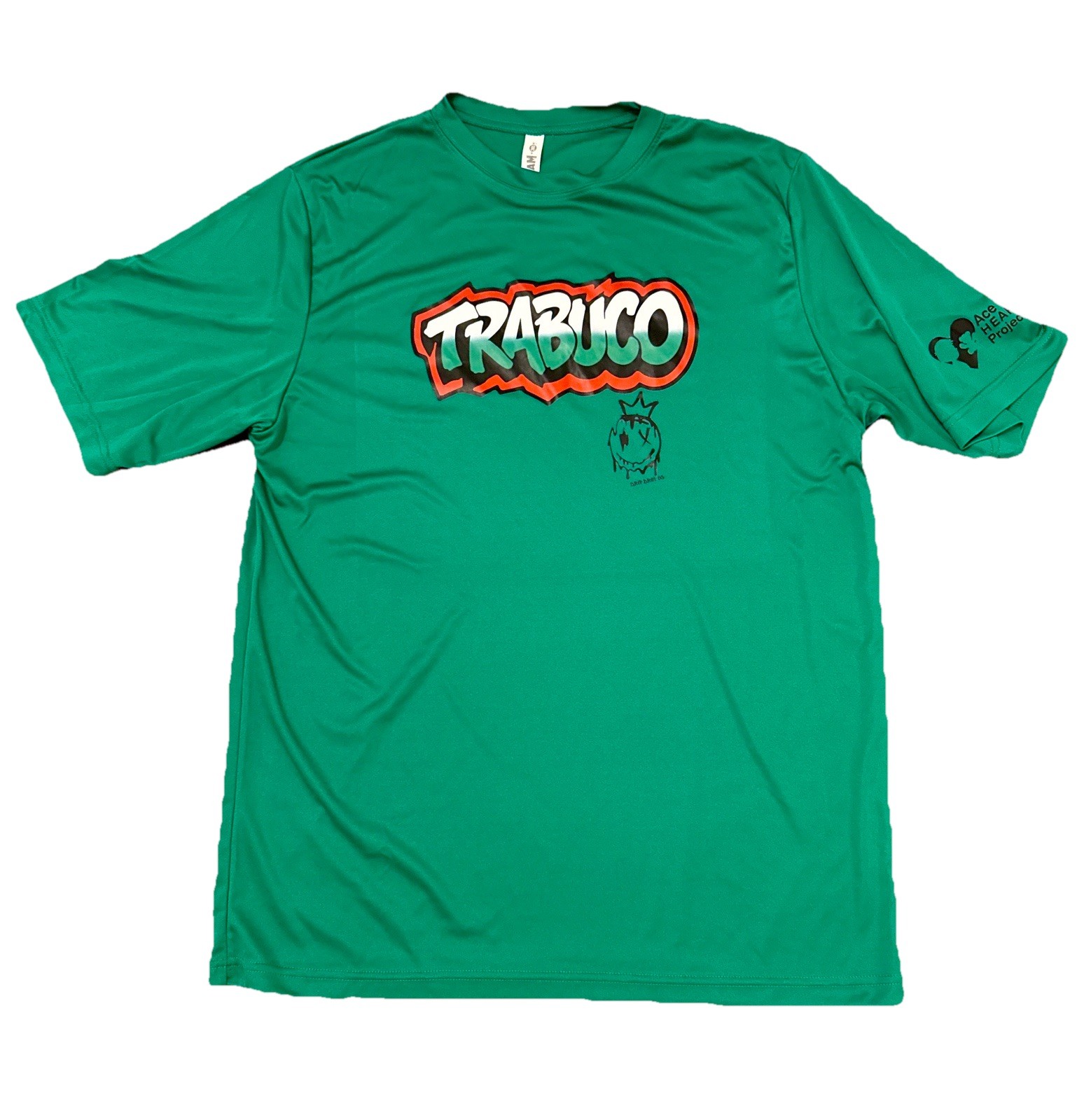 A4 Team 365 “TRABUCO” Graphic Performance T-Shirt Men’s Large Green Athletic