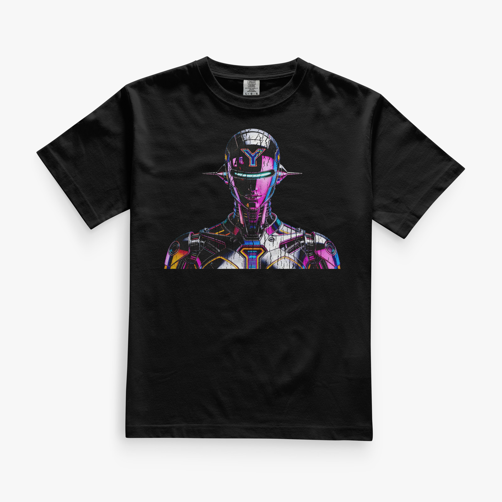 Neon Sentinel Tee – Comfort Colors C1717 – Adult Heavyweight Short Sleeve