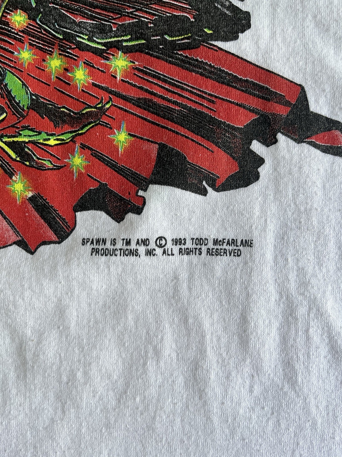 Vintage 90s Spawn Todd McFarlane Comic T-Shirt