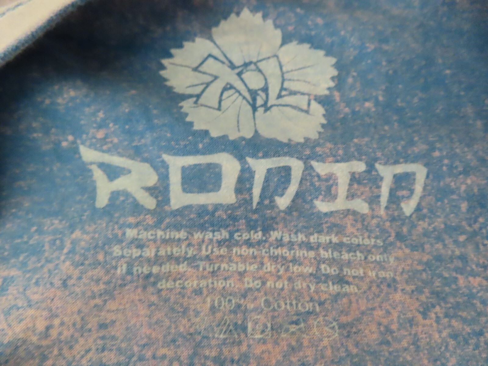ronin tshirt XL ombre print