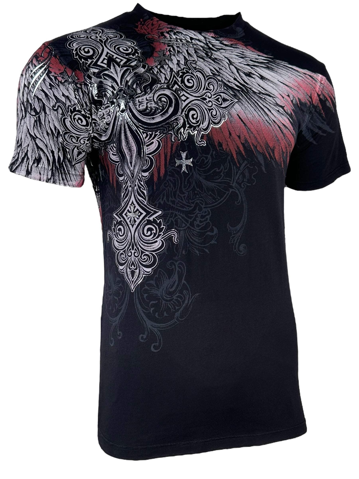 Xtreme Couture by Affliction Men’s T-Shirt Ensign Biker Cross Y2K S-5XL