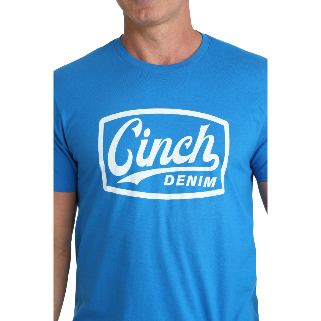 Cinch Men’s Royal Blue Logo Graphic T-Shirt MTT1690734