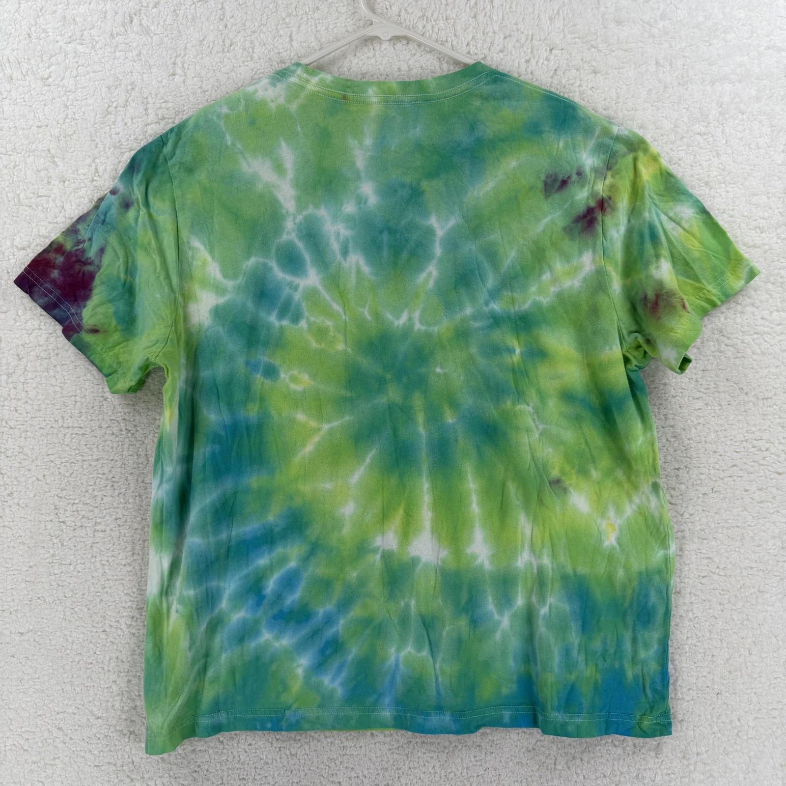 Old Navy Shirt Mens XL Green Tie Dye Pokemon Pikachu Graphic Kanto T-Shirt Anime