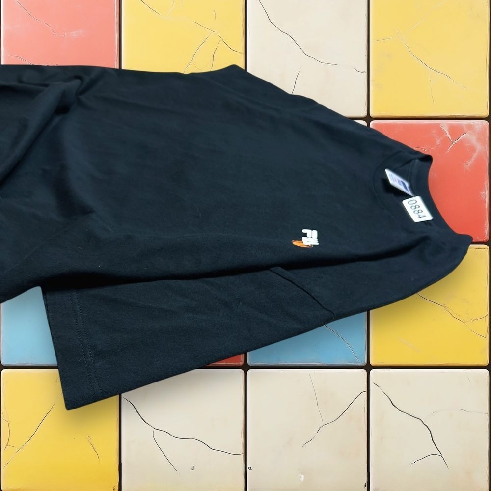 Vintage Fila Basketball Sportswear Shirt 90s Men L Black Streetwear Graphic Tee