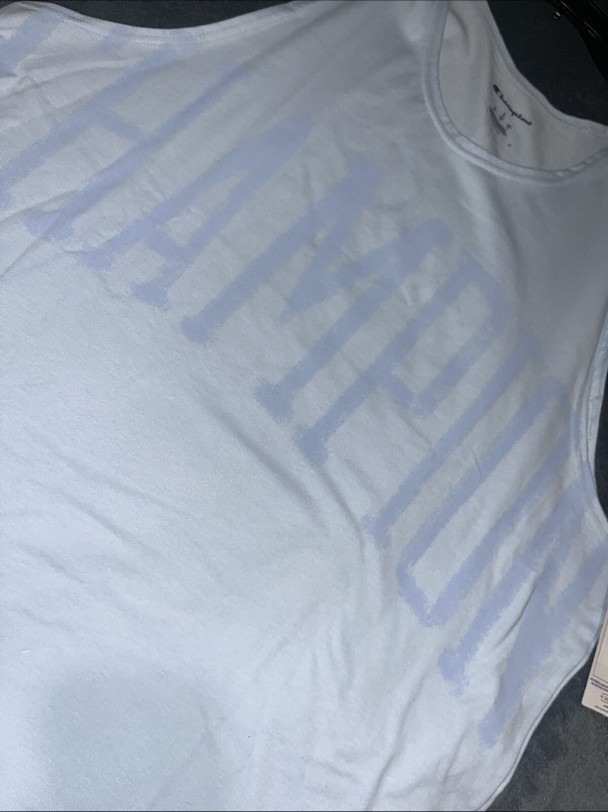 Champion Tank Top Workout Athletic Shirt Blue Got Game Tank Large NWT