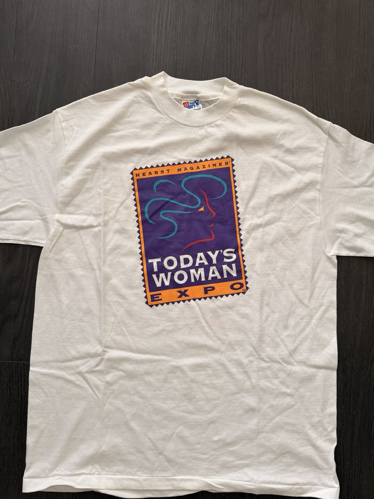 Vintage 90s Hanes Beefy Single Stitch Hearst Today’s Woman Expo Shirt L