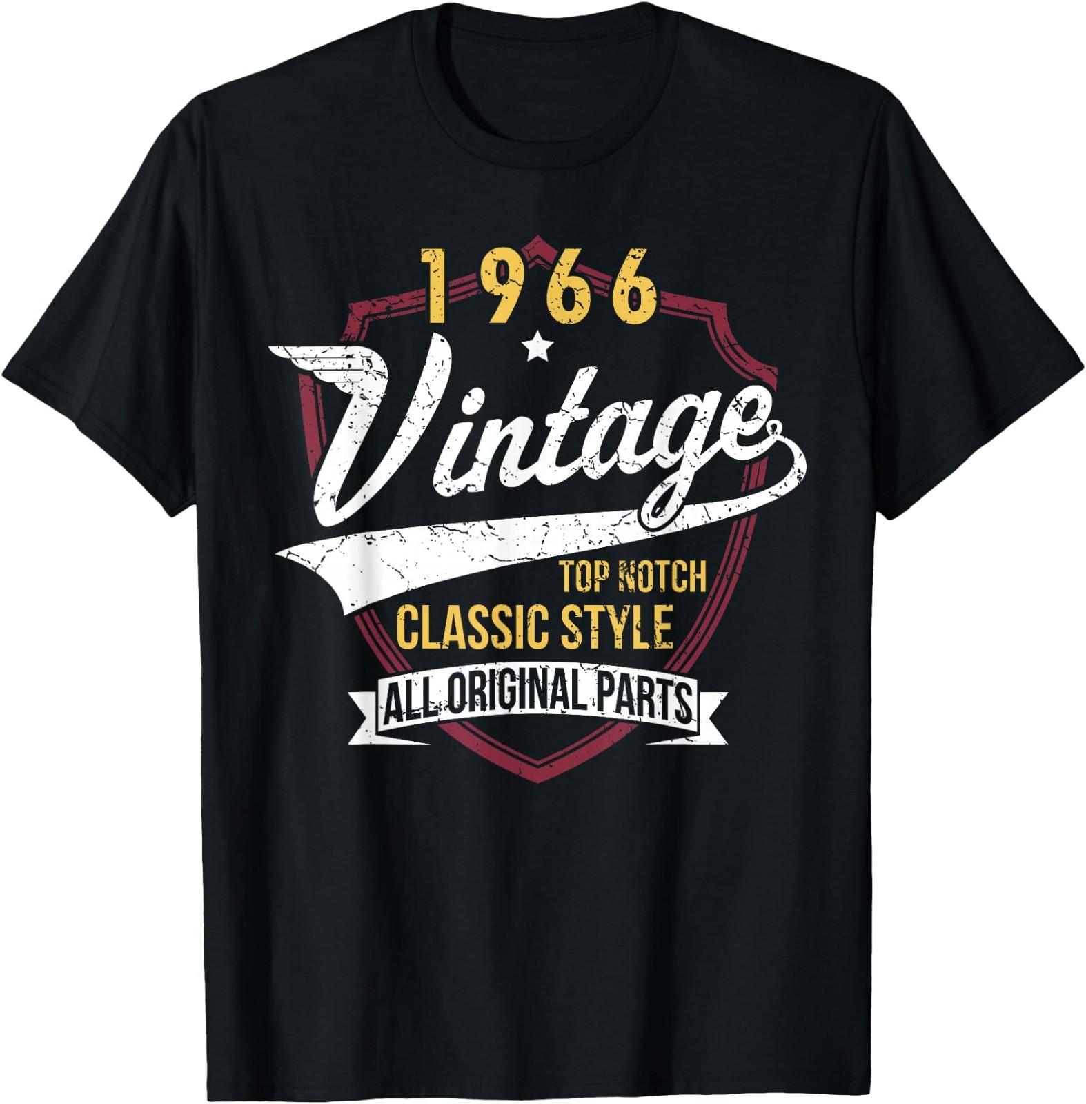 Classic 60th Birthday Decorations Men 60yr 1966 Tee, Women Men T-Shirt