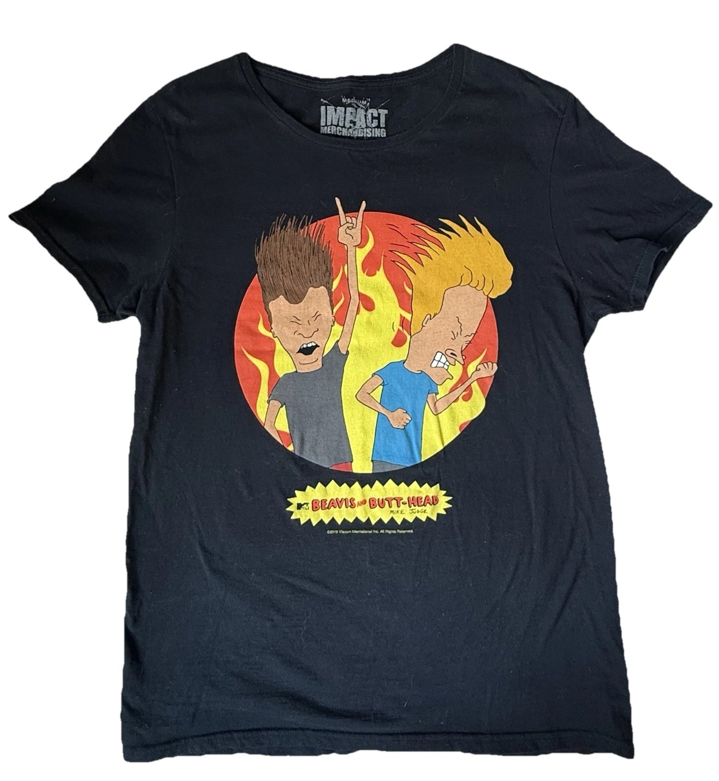 Beavis and ButtHead T-shirt MTV Licensed by IMPACT Merchandising Unisex MEDIUM