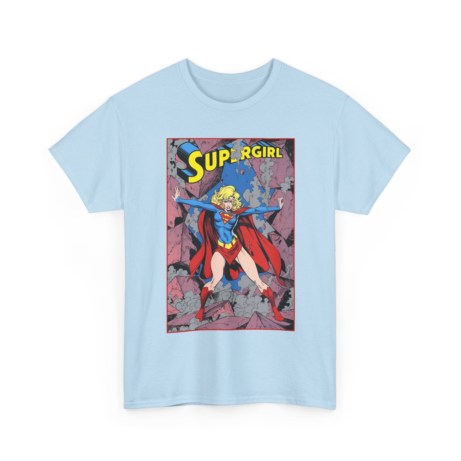 Supergirl T-Shirt Tom Grummett Art Superman Kara DC Comics Vintage-Style Tee