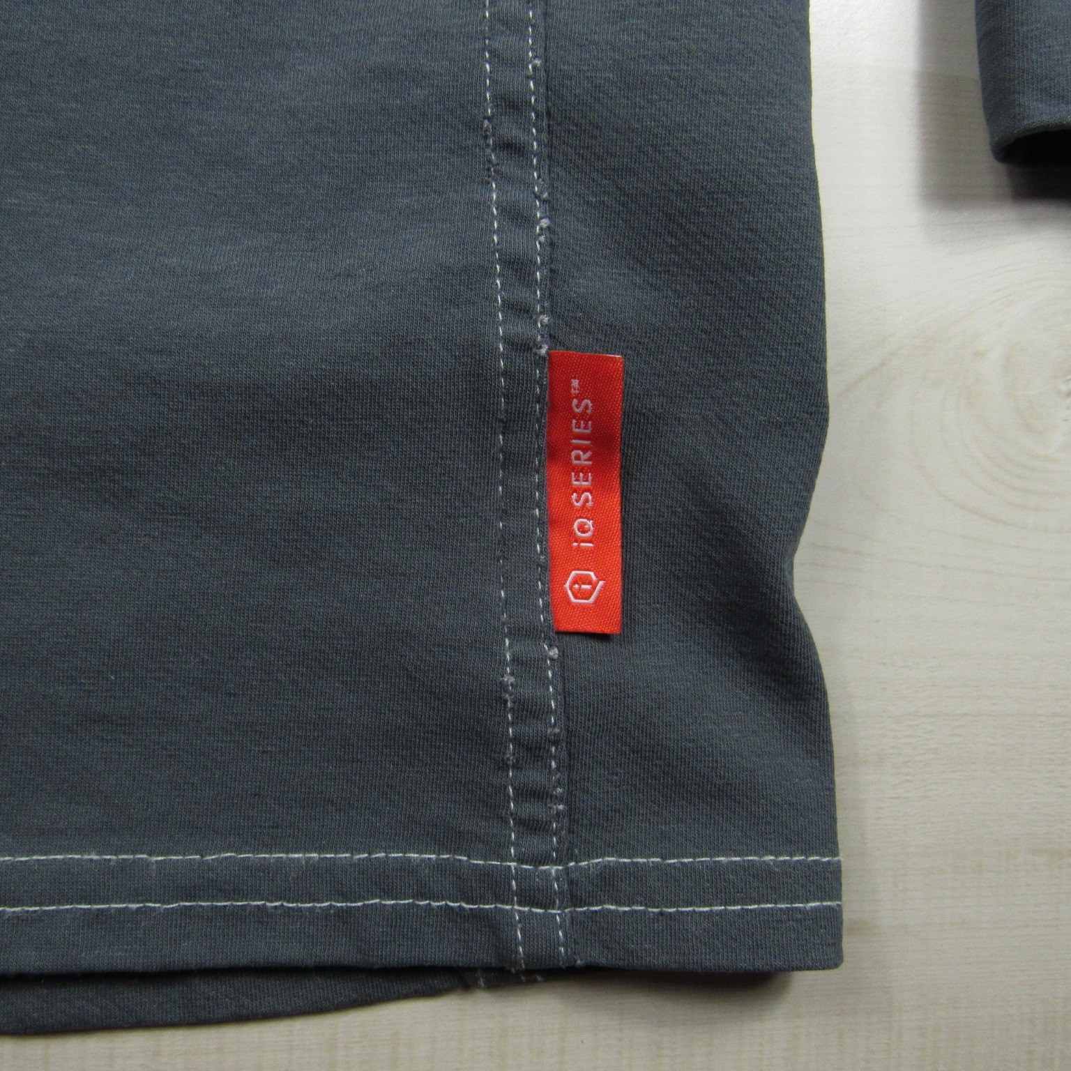 Bulwark Shirt Mens Large Gray Henley FR Fire Resistant IQ Westex Pocket Cat 2