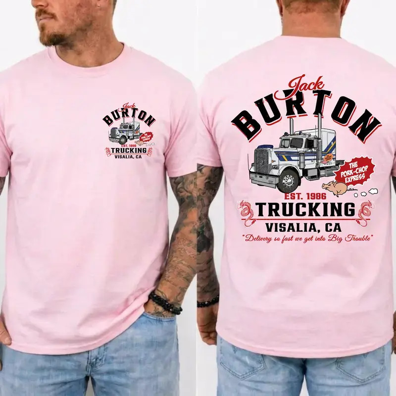 Jack Burton Trucking Shirt Big Trouble in Little China Vintage Graphic Tee