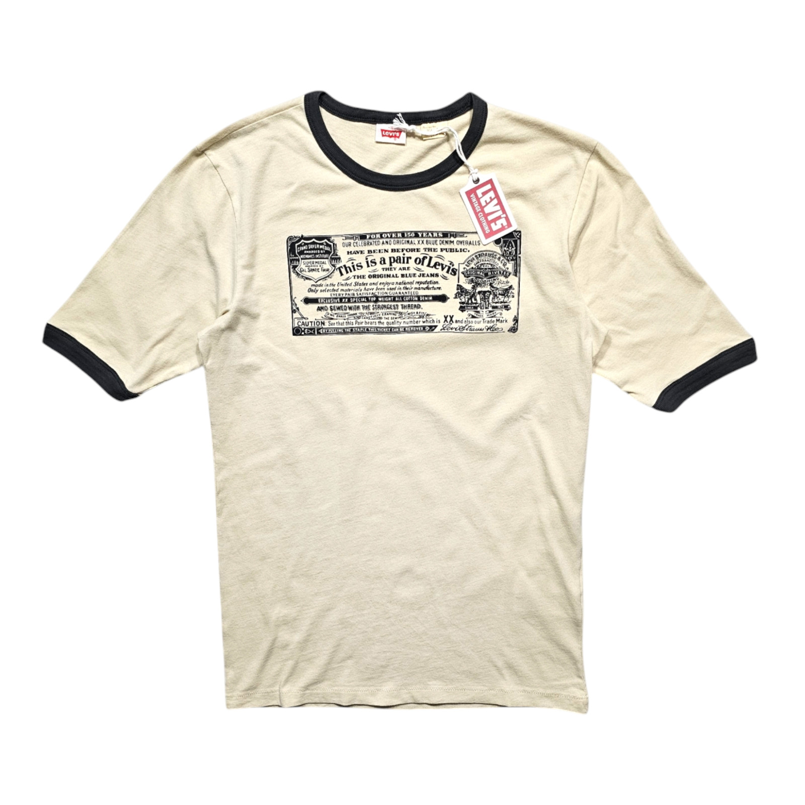 NWT LVC Levi’s Vintage Clothing 1970s Ringer Tee S SS23